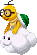 Sprite of Lakitu and Lakitu R from Mario & Luigi: Dream Team, Mario & Luigi: Superstar Saga + Bowser's Minions, and Mario & Luigi: Bowser's Inside Story + Bowser Jr.'s Journey