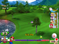 Mario golfing in Lakitu Valley.